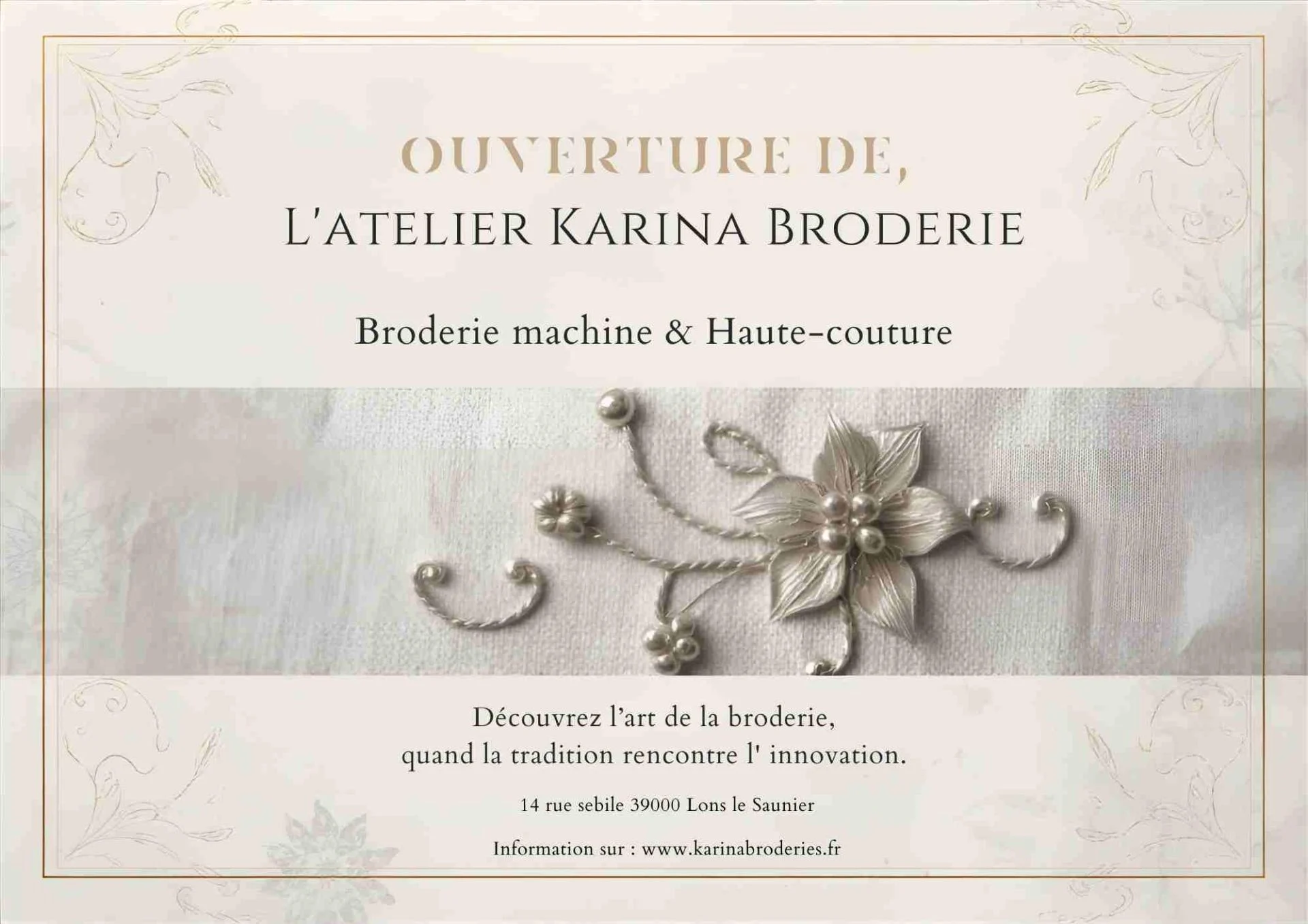 ouverture atelier